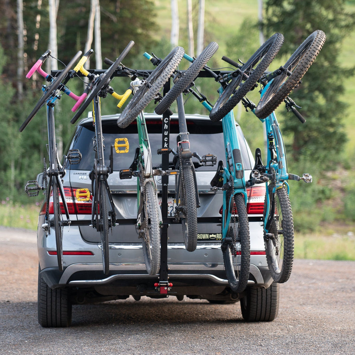 Chuck Rack 6-Bike Rack With Full Tilt BASE Post — Ironclad Sentry
