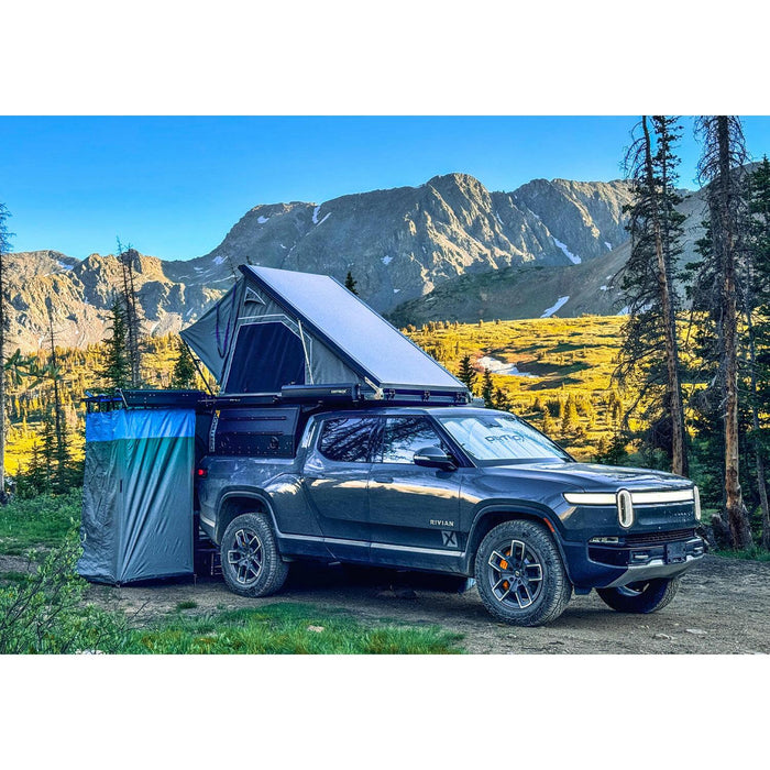 Dirtbox Overland Canopy Camper – Modular Truck Camper Shell / Topper for Mid-Size & Full-Size Trucks (Tacoma, Rivian, Tundra, F-150, Quatermaster, Gladiator, Ram, Silverado)