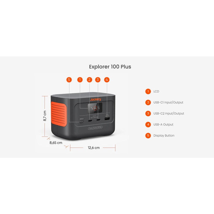 Jackery Explorer 100 Plus Portable Power Station