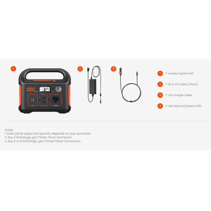 Jackery Explorer 240 Portable Power Station