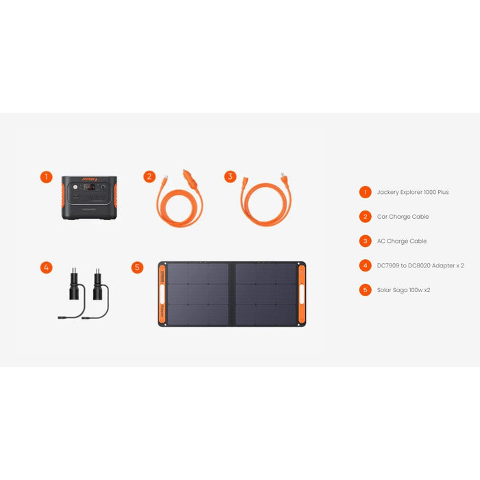 Jackery Explorer 1000 Plus Solar Generator