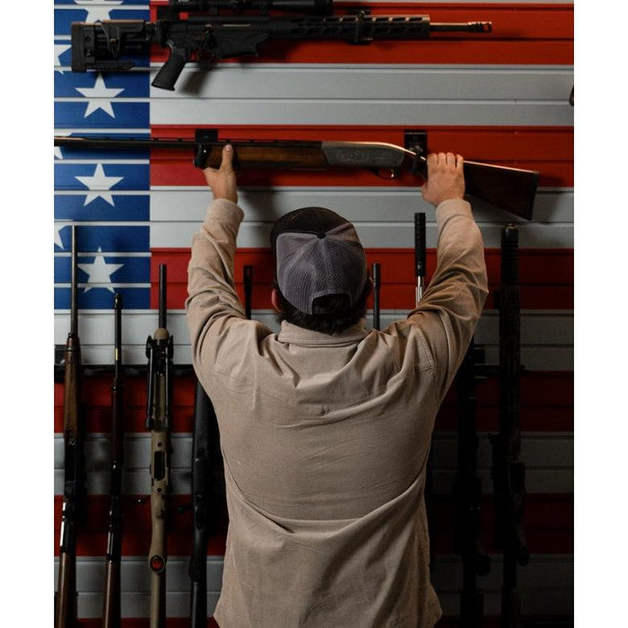 Hold Up Displays HDSW2-6.5X12-F Patriot Wall Slatwall