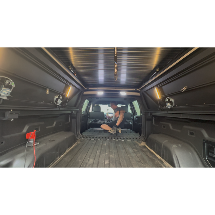 Dirtbox Overland GMC Sierra EV & Chevy Silverado EV Pass-Through Canopy Camper