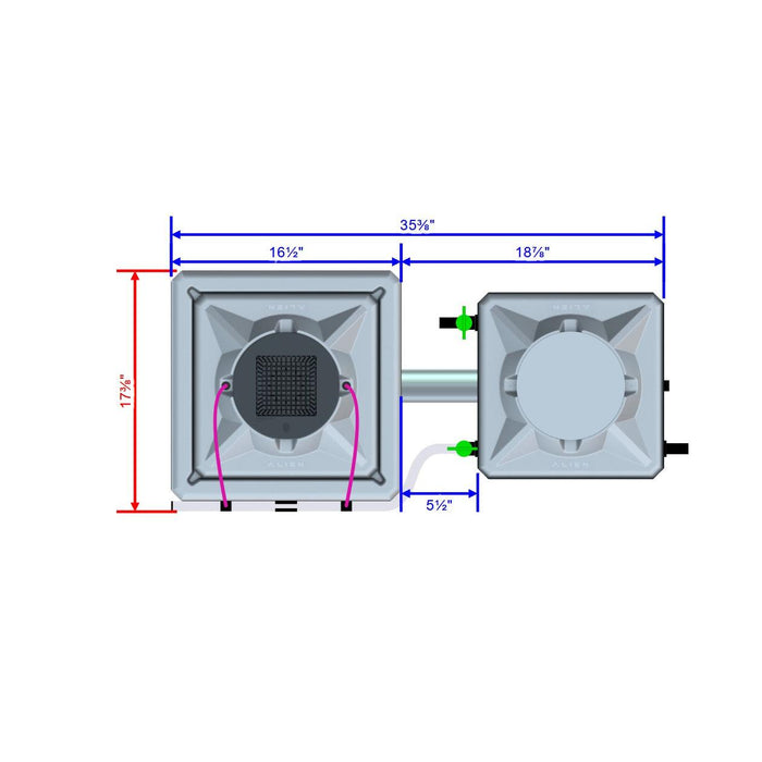 Alien Hydroponics AERO 1 Pot Kit