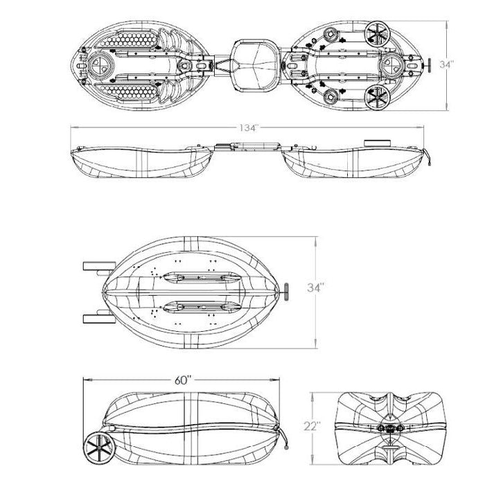 Uncharted Watercraft Outbound GT Kayak