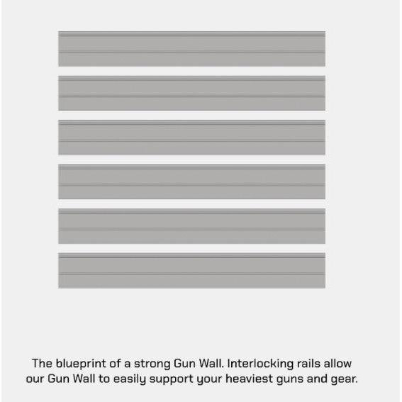 Hold Up Displays HDSW2-3X4 6 Piece Strongwall Slat Panel Bundle