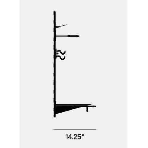 Hold Up Displays HD90 Gun Wall Bundle (6 Rifles and 6 Pistols)