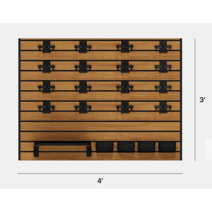 Hold Up Displays HD109 16 Pistol Gun Wall Bundle