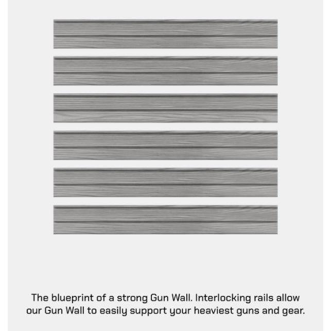 Hold Up Displays HD109 16 Pistol Gun Wall Bundle