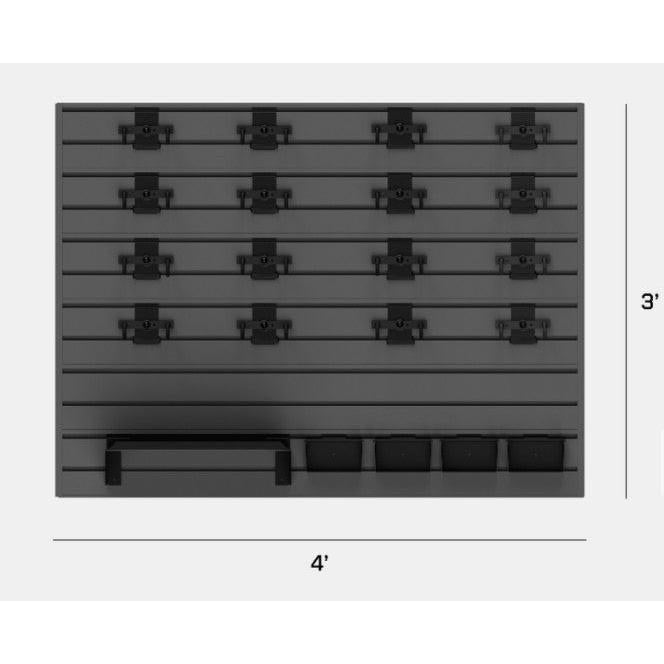 Hold Up Displays HD109 16 Pistol Gun Wall Bundle