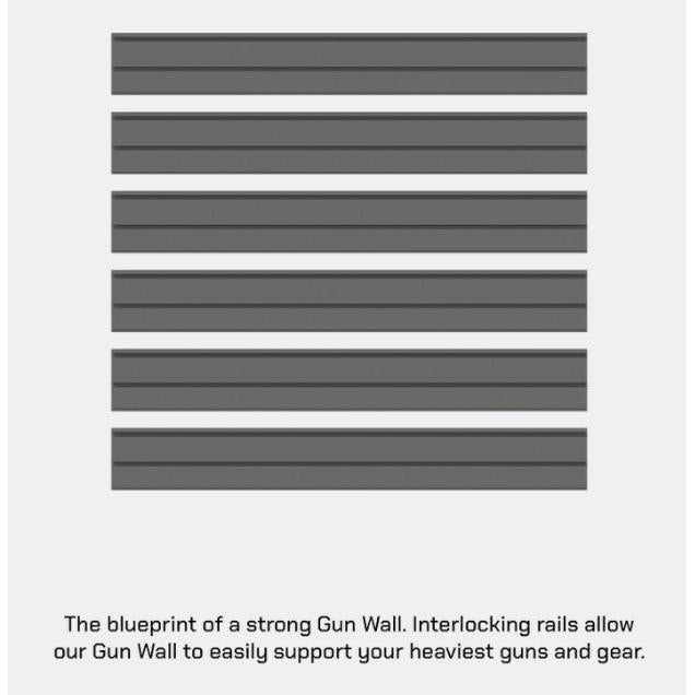 Hold Up Displays HD109 16 Pistol Gun Wall Bundle