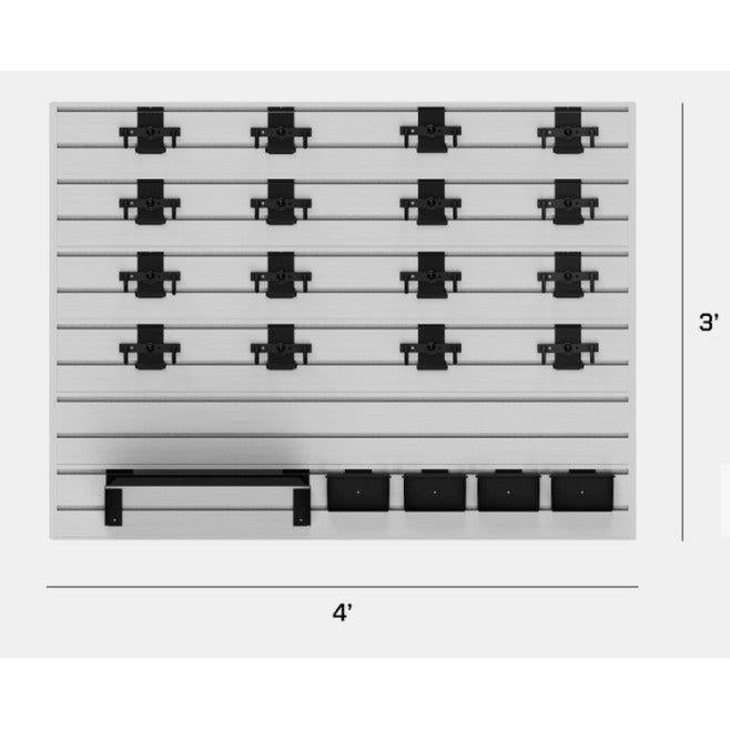 Hold Up Displays HD109 16 Pistol Gun Wall Bundle