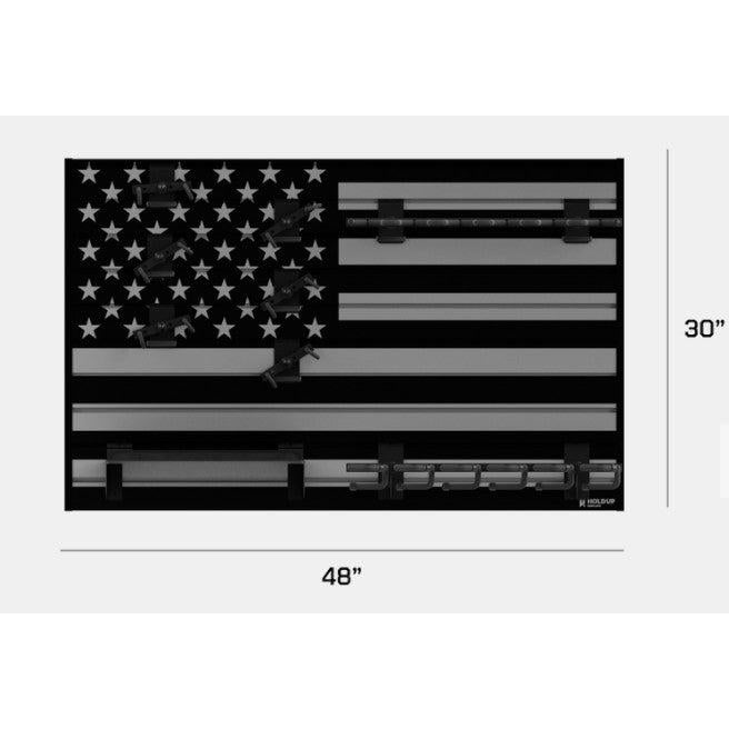 Hold Up Displays HD93 American Flag Gun Wall Bundle