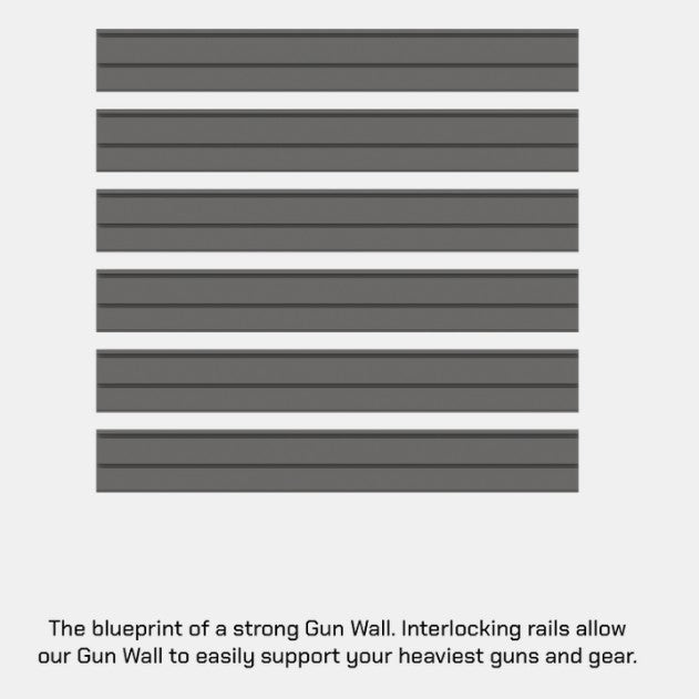 Hold Up Displays HD103 Gun Wall Bundle