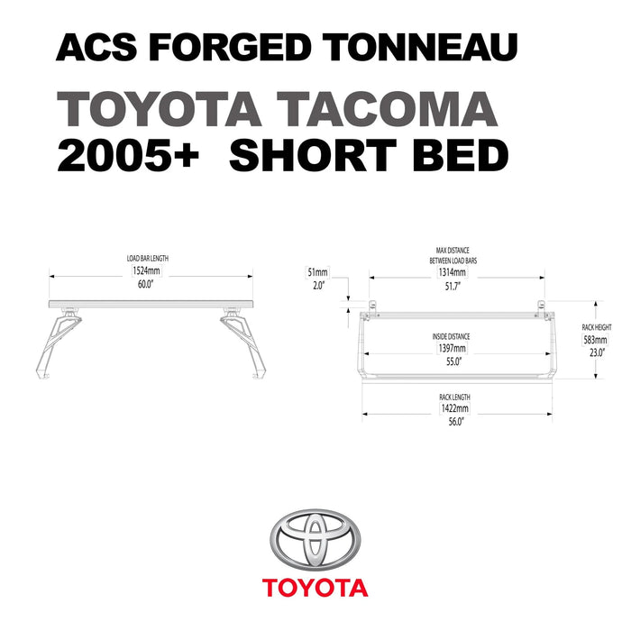 Leitner Designs ACS Forged Tonneau - Rack Only - Toyot