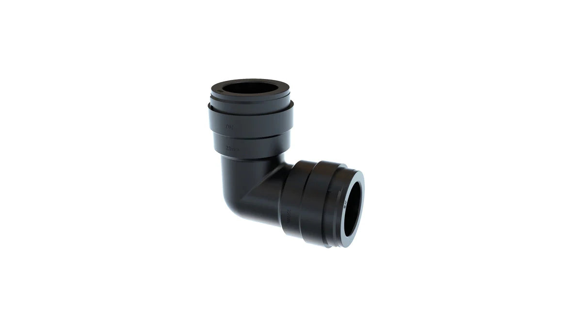 Alien Hydroponics DM Push-Fit Elbow 22mm V-SYSTEM