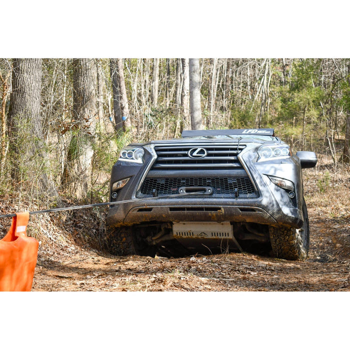Adjustable Hidden Winch Mount with Recovery Points - GX460
