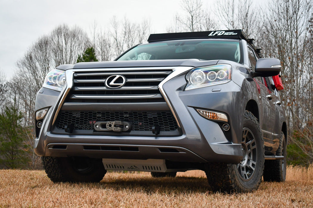 Adjustable Hidden Winch Mount with Recovery Points - GX460