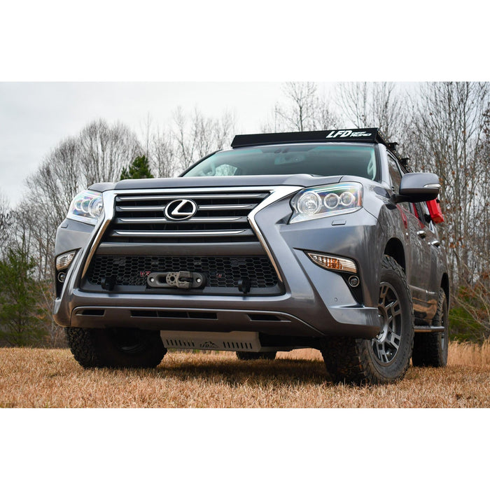 Adjustable Hidden Winch Mount with Recovery Points - GX460