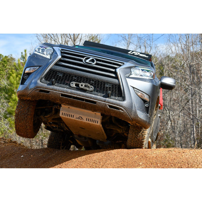 Adjustable Hidden Winch Mount with Recovery Points - GX460
