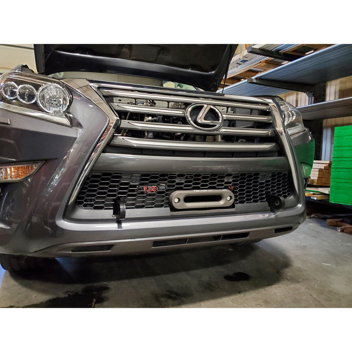 Adjustable Hidden Winch Mount with Recovery Points - GX460
