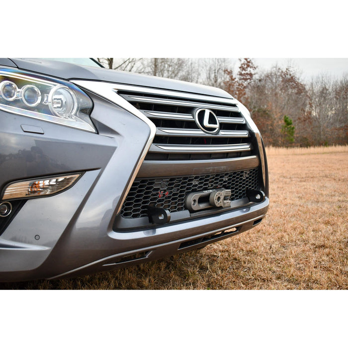 Adjustable Hidden Winch Mount with Recovery Points - GX460