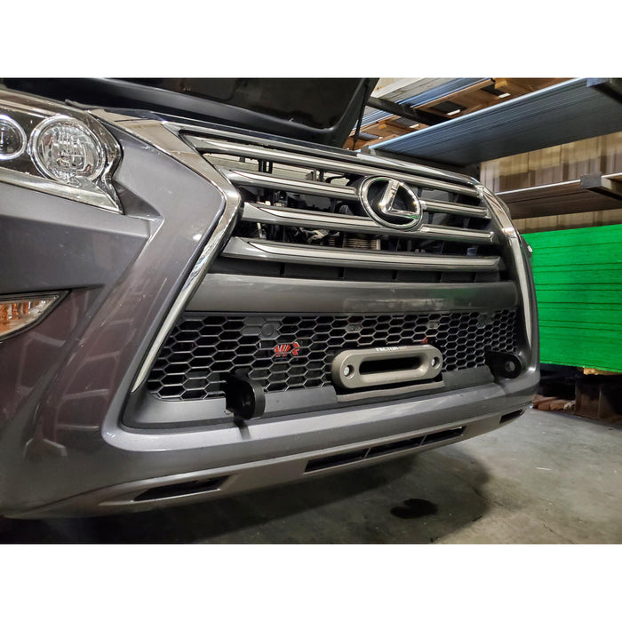 Adjustable Hidden Winch Mount with Recovery Points - GX460