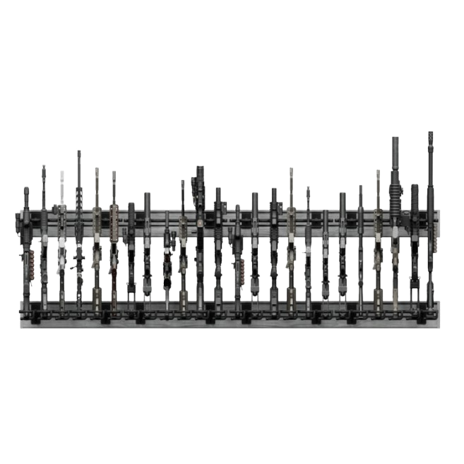Hold Up Displays HD108-B The Ultimate Rifle Rack Slatwall Display Package