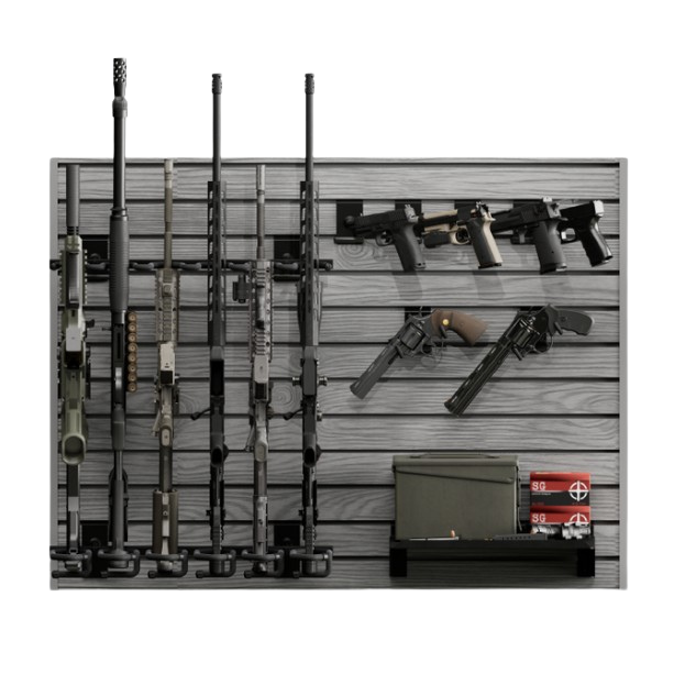 Hold Up Displays HD90 Gun Wall Bundle (6 Rifles and 6 Pistols)