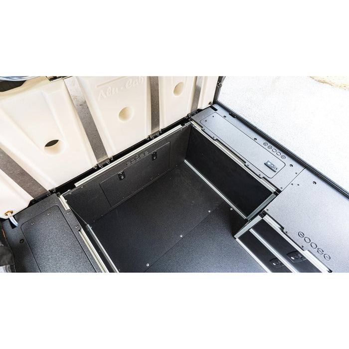Alu-Cab Alu-Cabin Canopy Camper - Chevrolet Silverado 1500 / GMC Sierra 1500 2019-Present 4th Gen. - Front Utility Module - 5'8" Bed