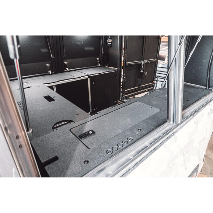 Alu-Cab Alu-Cabin Canopy Camper - Chevrolet Silverado 1500 / GMC Sierra 1500 2019-Present 4th Gen. - Front Utility Module - 5'8" Bed