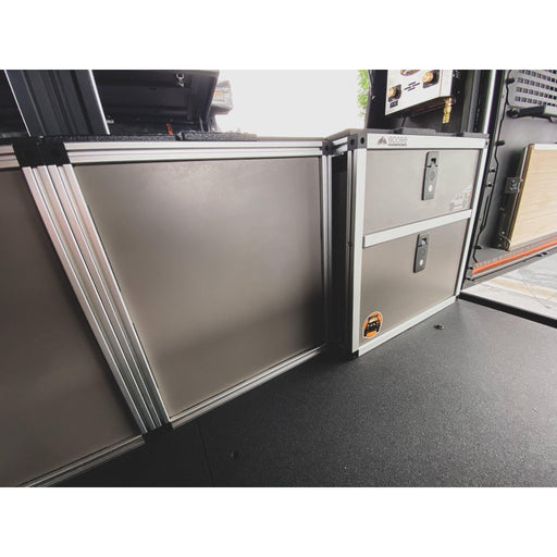 Alu-Cab Alu-Cabin Canopy Camper - Toyota Tundra 2007-2021 2nd and 2.5 Gen. - Middle Utility Module - 6'5" Bed