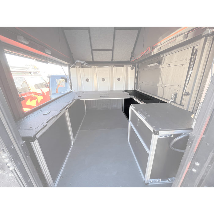 Alu-Cab Canopy Camper V2 - Chevy Colorado/GMC Canyon 2015-2022 2nd Gen. - Front Utility Module - 6' Bed