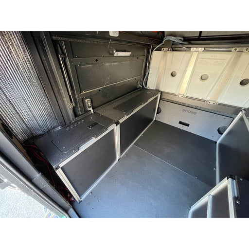 Alu-Cab Canopy Camper V2 - Toyota Tacoma 2005-Present 2nd & 3rd Gen. - Front Utility Module - 6' Bed