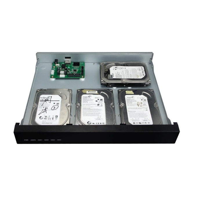 BackStreet Surveillance (HD100) Expanded Video Storage 4 SATA Hard Drive Bays