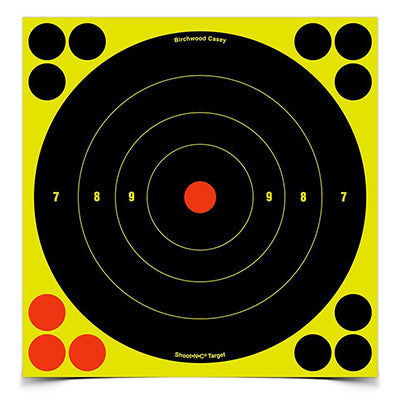 Action Target Shoot-N-C 8" Bull's-Eye, 30 Targets - 360 Pasters