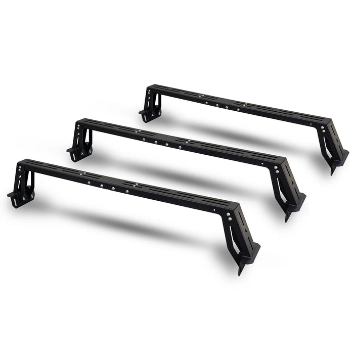 ROAM Adventure Universal Truck Bed Bars Adjustable Aluminum, Black Finish