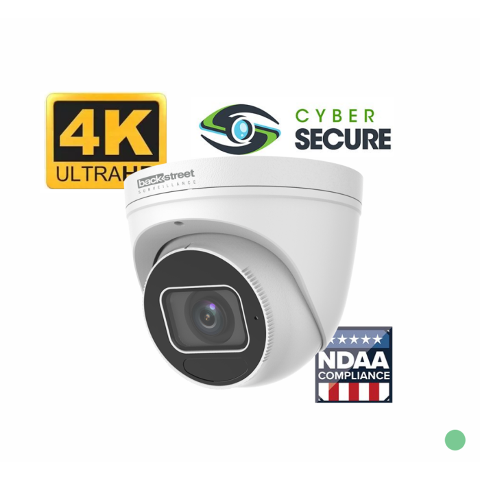 BackStreet Surveillance (CS130MZ) 4k Vandal Dome with Zoom Lens