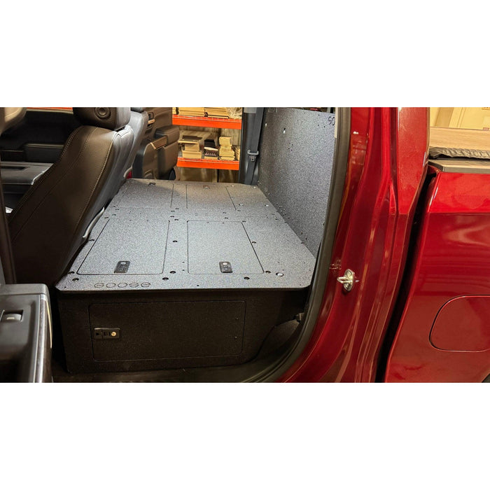 CHEVY - SILVERADO - 4TH GEN - GMC - SIERRA - 2019-PRESENT - 5TH GEN - EXPLORE SERIES - CREW CAB - SEAT DELETE PLATE SYSTEM - SECOND ROW - 100%