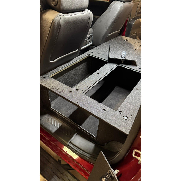 CHEVY - SILVERADO - 4TH GEN - GMC - SIERRA - 2019-PRESENT - 5TH GEN - EXPLORE SERIES - CREW CAB - SEAT DELETE PLATE SYSTEM - SECOND ROW - 100%