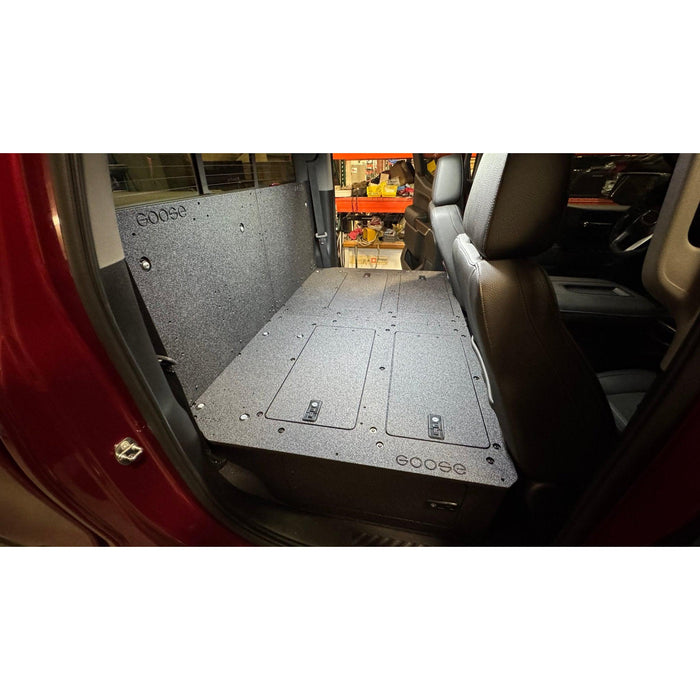 CHEVY - SILVERADO - 4TH GEN - GMC - SIERRA - 2019-PRESENT - 5TH GEN - EXPLORE SERIES - CREW CAB - SEAT DELETE PLATE SYSTEM - SECOND ROW - 100%