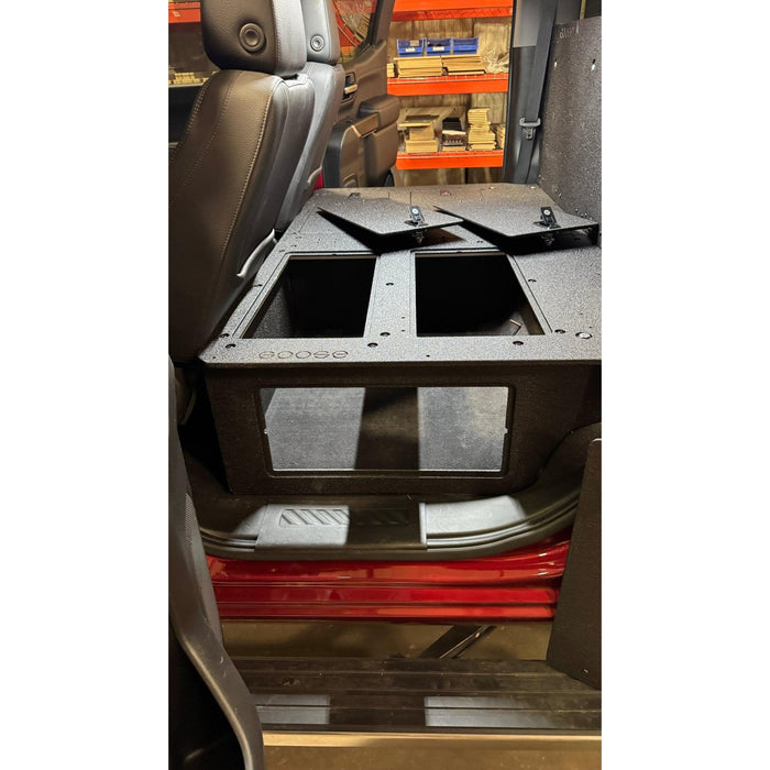 CHEVY - SILVERADO - 4TH GEN - GMC - SIERRA - 2019-PRESENT - 5TH GEN - EXPLORE SERIES - CREW CAB - SEAT DELETE PLATE SYSTEM - SECOND ROW - 100%