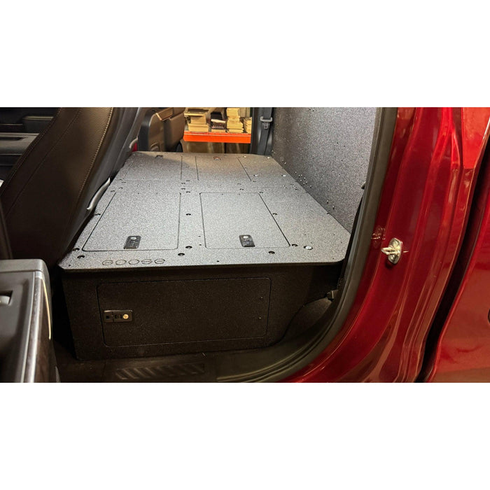 CHEVY - SILVERADO - 4TH GEN - GMC - SIERRA - 2019-PRESENT - 5TH GEN - EXPLORE SERIES - CREW CAB - SEAT DELETE PLATE SYSTEM - SECOND ROW - 100%