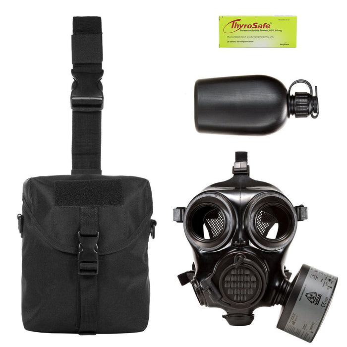 MIRA Safety Military Gas Mask & Nuclear Attack Survival Kit