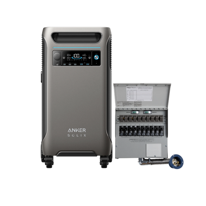 Anker SOLIX F3800 + Home Backup Kit (Transfer switch)