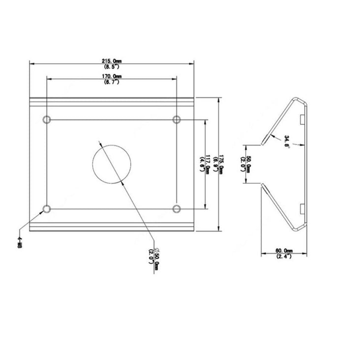 BackStreet Surveillance CS-Pole Mount Bracket