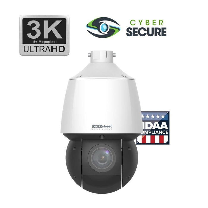BackStreet Surveillance (CS-PTZ300) 3K Pan Tilt Zoom, Human Tracking