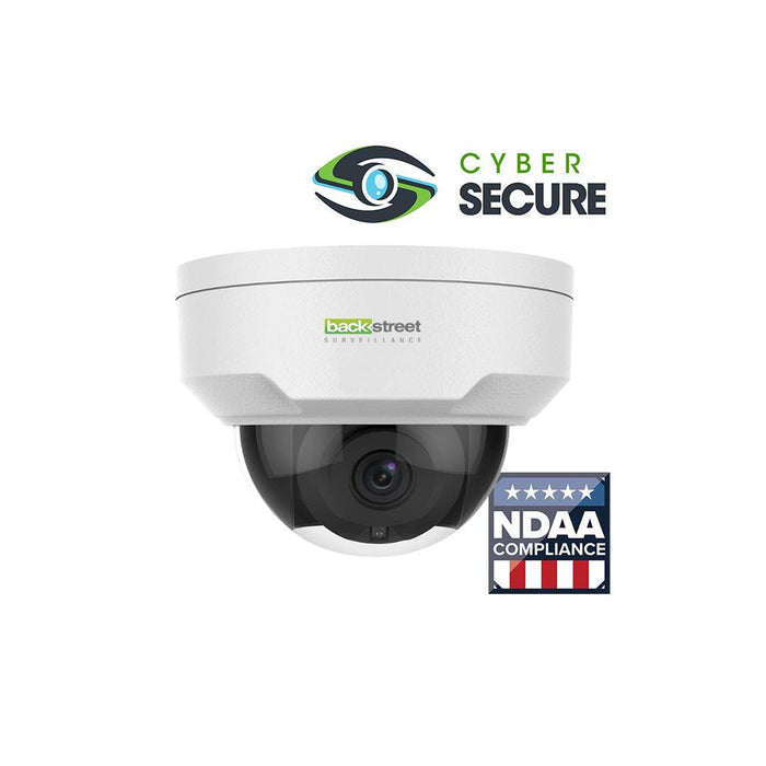 BackStreet Surveillance (CSK4-100LTE) White 4 Dome Security Camera System