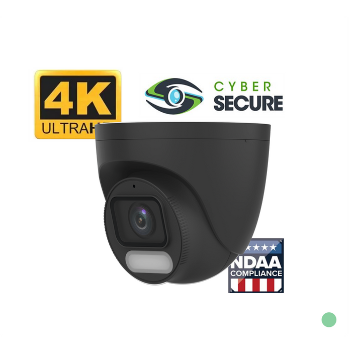 BackStreet Surveillance (CS100DB) Black 4k Vandal Dome
