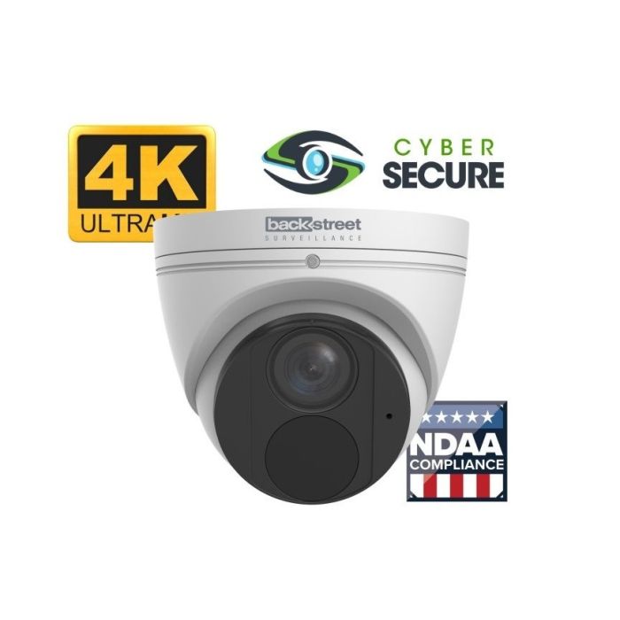 BackStreet Surveillance (CS90-4k) 4K Turret Vandal Dome
